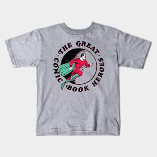 The Great Comic Book Heroes v2 Kids T-Shirt